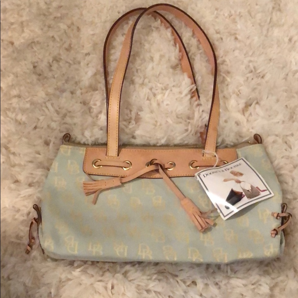 Tassel Zip Top Dooney Bag